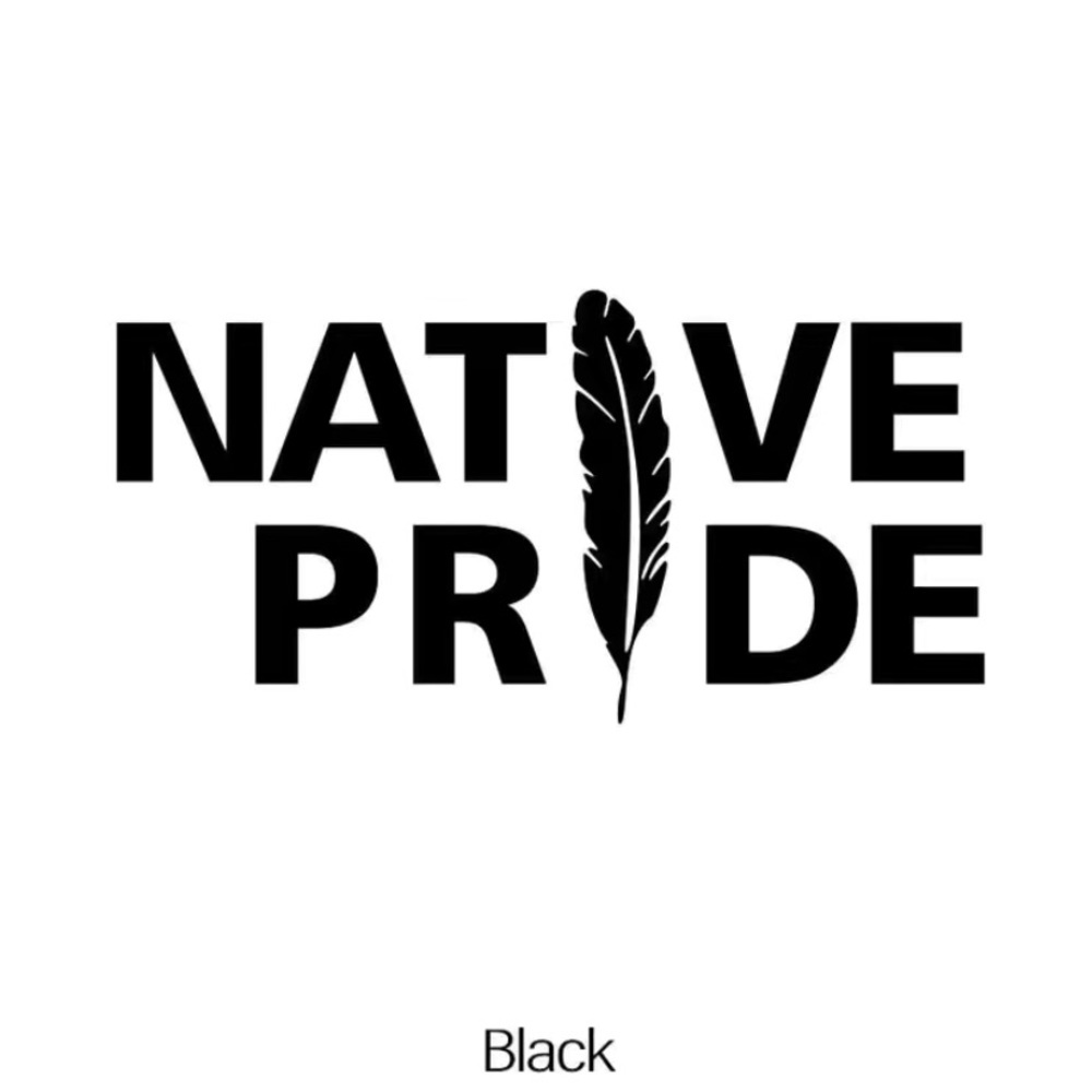 Native‎ pride car sticker
